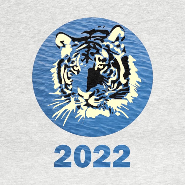 Chinese New Year Tiger Of Water 2022 by Fersan